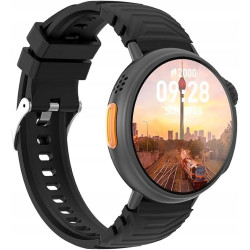 Smartwatch GT88 czarny kompatybilny z Bluetooth, ekran dotykowy 1,52 cala