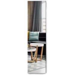 Muzilife Szklane lustro ścienne Zestaw 4, 30x30cm