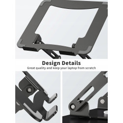 PODSTAWKA POD LAPTOPA REGULOWANA 360° STOLIK POD LAPTOPA ERGONOMICZNY