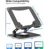 PODSTAWKA POD LAPTOPA REGULOWANA 360° STOLIK POD LAPTOPA ERGONOMICZNY