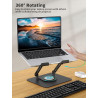 PODSTAWKA POD LAPTOPA REGULOWANA 360° STOLIK POD LAPTOPA ERGONOMICZNY