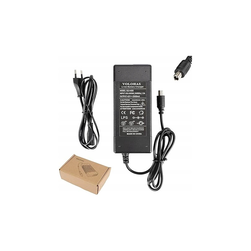 ŁADOWARKA DO SKUTERA VOLOHAS 42V 2A DO XIAOMI M365/1S/LITE/MI 3/PRO/PRO 2