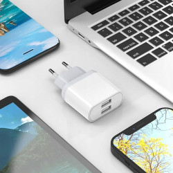 Ładowarka USB 2.1A – Szybkie Ładowanie Podwójne Wejście USB 4 sztuki