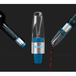 Aerator i korek do wina 2w1 KITCHENDAO niebieski BPA Free
