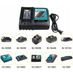 SHGEEN MTC2003 Ładowarka Li-ion DC18RC z LED do Makita BL1860