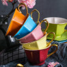 HERBACIANY ZESTAW PREZENTOWY porcelana ARTVIGOR 6x fiiżanki 6x spodki 12el.