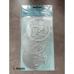 Matryce do wycinania, zestaw matryc ze scenką 3D embossing