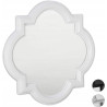 Lustro Relaxdays ścienne rama tworzywo sztuczne 39,5 x 39,5 mm