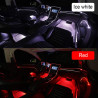 Wilktop LED oświetlenie do auta 6M APLIKACJA