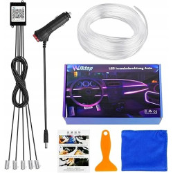 Wilktop LED oświetlenie do auta 6M APLIKACJA