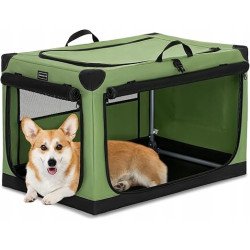 PETSFIT Składany Transporter Dla Psa Zielony L-Plus