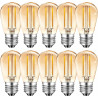 Żarówki LED E27 S14 2W Vintage 2700K Ciepła Biel Zestaw 10szt