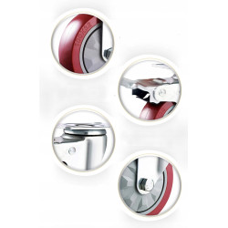 GBL skrętne kółka + śruby
