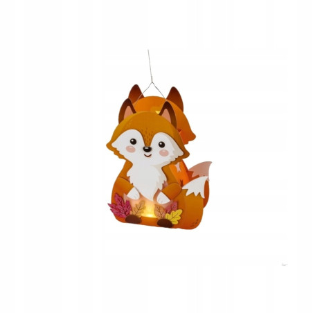 Lampion papierowy LIS kreatywny zestaw 9 el.