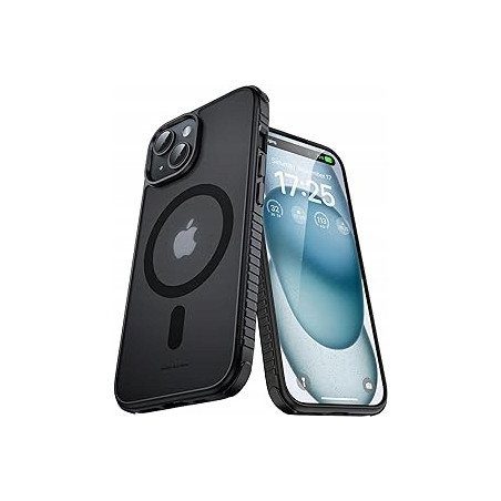 ETUI OCHRONNE IPHONE 15 Pro 6,1 CZARNE MATOWE UNBREAKCABLE