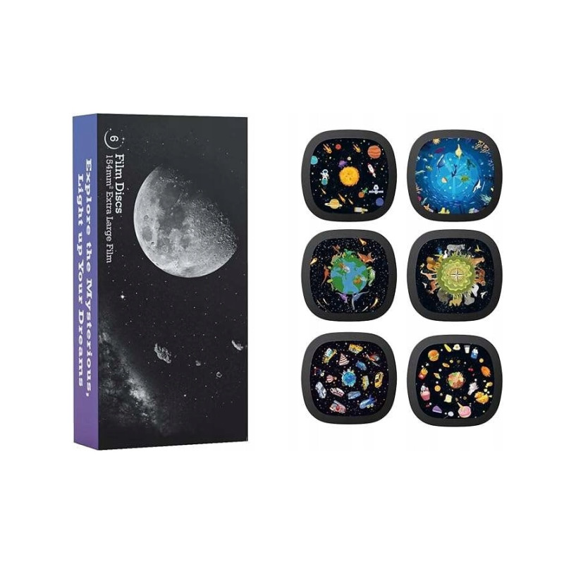 6x DYSKI DO PROJEKTORA NIEBA GWIAZD GALAXY KOSMOS
