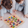 Puzzle Montessori dla dzieci Boxiki Kids drewniana z liczbami od 1 do 20