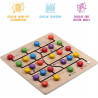 Puzzle Montessori dla dzieci Boxiki Kids drewniana z liczbami od 1 do 20