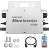 Wodoodporny falownik solarny Mikroinwerter 800W WiFi SOLAR GRID KS-800