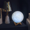 Lampka Nocna 3D Księżyc Moon Lamp Dziecięca Light LED Kula Galaktyka USB