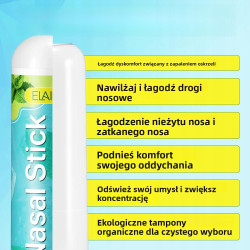 Sztyft do nosa 4 szt., szybka pomoc z zablokowanego nosa, poprawia