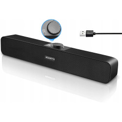 BEZPRZEWODOWY BLUETOOTH GŁOŚNIK SOUNDBAR KOMPUTEROWY ZASILANY USB