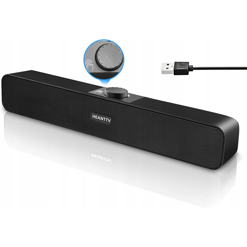 BEZPRZEWODOWY BLUETOOTH GŁOŚNIK SOUNDBAR KOMPUTEROWY ZASILANY USB