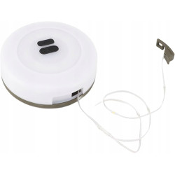 ŁAŃCUCH ŚWIETLNY LED 10M NA KEMPING 2W1 ZASILANY NA USB C CIEPŁA BIEL