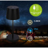 Zestaw 2 bezprzewodowych lamp stołowych LED