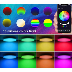 Plafon OPPEARL biały natynkowy sufitowy RGB Dimm ściemnianie