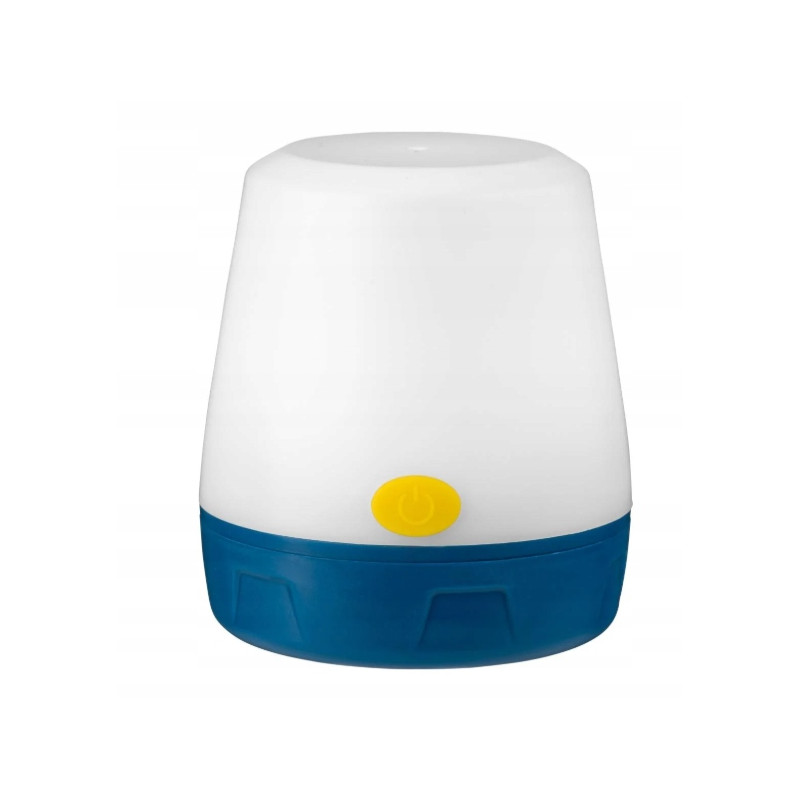 Lampa kempingowa czołówka na głowę lidl niebieska