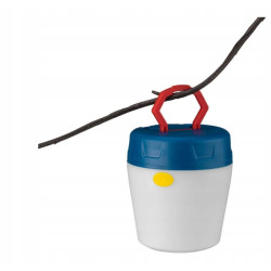 Lampa kempingowa czołówka na głowę lidl niebieska