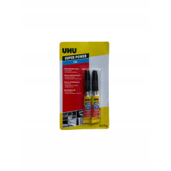 UHU SUPER POWER GEL niezwykle silny, błyskawiczny, super klej 2 sztuki 3g