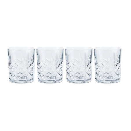 Zestaw 4 szklanek do whisky 280 ml