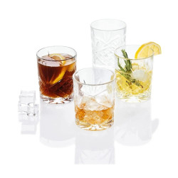 Zestaw 4 szklanek do whisky 280 ml