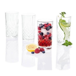 Zestaw 4 szklanek do long drinków 320 ml