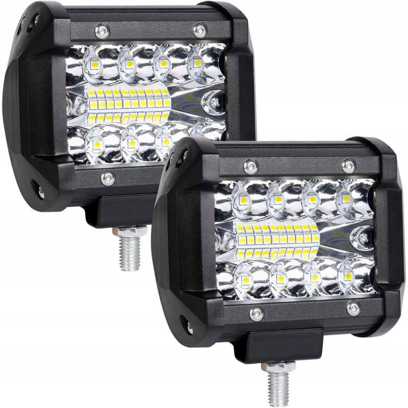 2x LAMPA ROBOCZA LED, Reflektor roboczy, SZPERACZ, URAQT 2 SZTUKI 60W