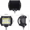 2x LAMPA ROBOCZA LED, Reflektor roboczy, SZPERACZ, URAQT 2 SZTUKI 60W