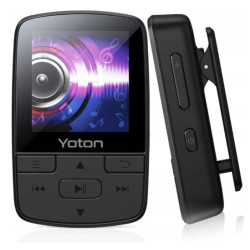 YOTON Odtwarzacz MP3 Bluetooth 5.2 Radio FM Nagrywanie Karta SD 64GB YM03