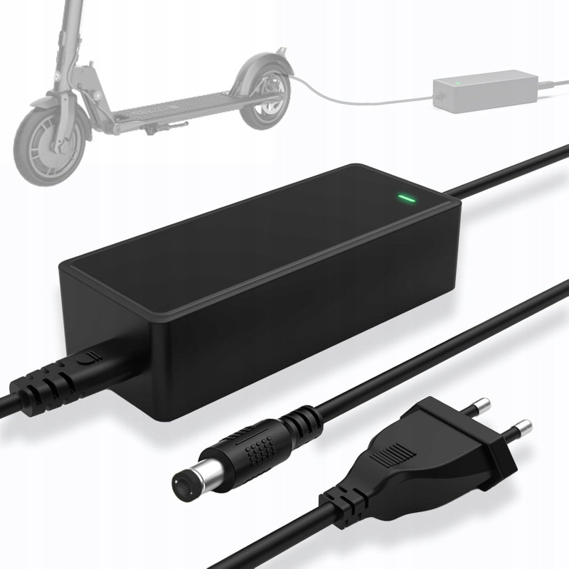 Ładowarka do hulajnóg elektrycznych, 42V 2A do baterii 36V