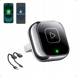 MAVLOU Bezprzewodowy Adapter CarPlay & Android Auto C3020B | USB-A +